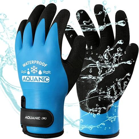 100% Winter Waterproof Gloves for Men and Women, Scratch & Slip Resistant Design for Lobstering, Crabbing, Fishing, Spearfishing, Freediving, Boating and Sailing in Saudi Arabia