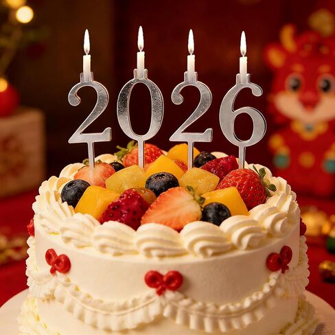 Reusable Number Candle Holder Set – Silver Stainless Steel Adjustable Birthday Cake Candle Holders for Birthday Cake Decorations, Anniversary Party Supplies, Eco-Friendly Baking Accessories 1pcs in Saudi Arabia