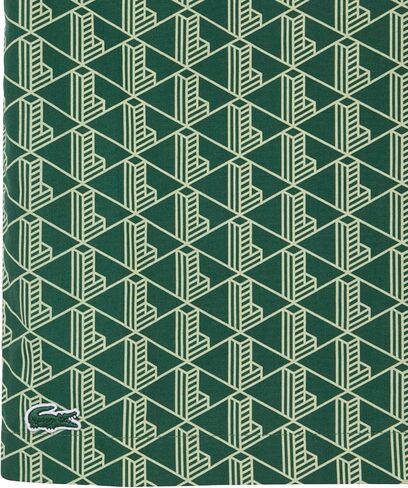 قميص بيجامة من قماش البوبلين بطبعة Monogram للرجال من Lacoste in Kuwait