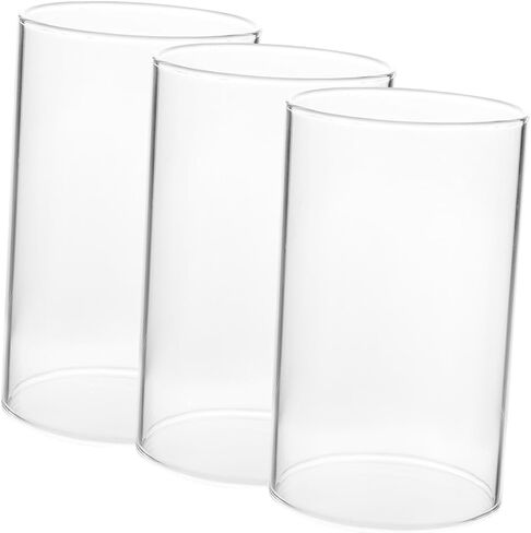 3pcs Candle Covers Glass Shades Outdoor Votive Candle Holders Holders for Decorative in Kuwait