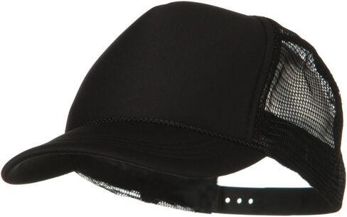 OTTO Youth Polyester Foam Golf Mesh Cap - Black OSFM in Kuwait