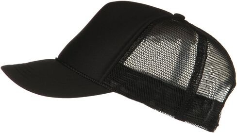 OTTO Youth Polyester Foam Golf Mesh Cap - Black OSFM in Kuwait