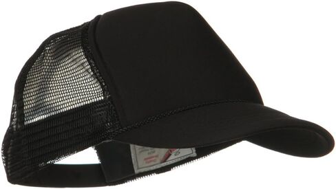 OTTO Youth Polyester Foam Golf Mesh Cap - Black OSFM in Kuwait