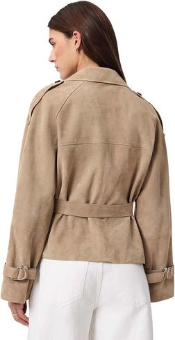 AllSaints Women's Reed Suede Jacket in Kuwait