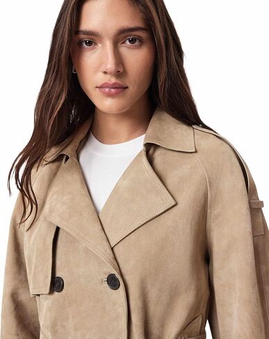 AllSaints Women's Reed Suede Jacket in Kuwait