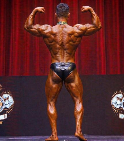Men’s Bodybuilding Posing Trunks - Classic Physique Competition Suit, IFBB Style, Stretch Elastic Waistband, Black in Saudi Arabia