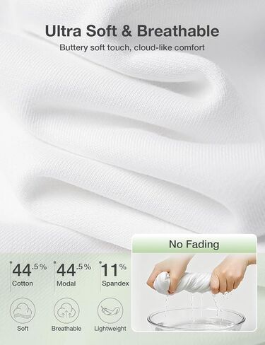 Men's Ultra Comfort Trunks Underwear, Breathable Mesh Boxer Briefs Short Leg 1.5" Inseam Soft Cotton Modal Blend S-XXL in Saudi Arabia