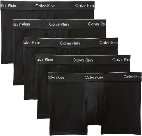 Calvin Klein Men's Icon Cotton Stretch 5-pack Trunk in Kuwait