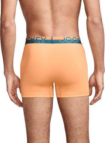 Jockey Men's Underwear Infinite Cool Microfiber Stretch 3.5" Trunk - 3 Pack in Kuwait