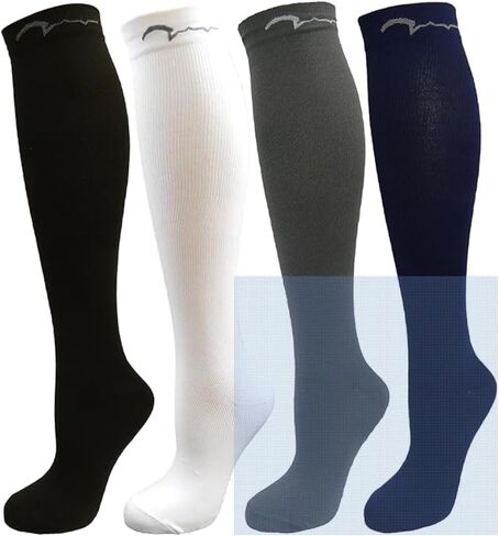 Youth Maximum Performance Graduated Compression Socks Small (Fits Most 5-9 years old), All Black in Kuwait