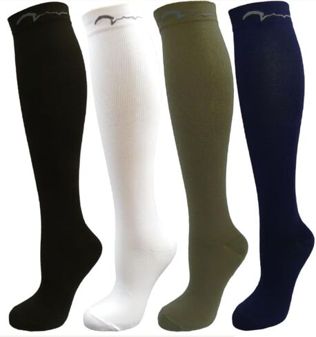 Youth Maximum Performance Graduated Compression Socks Small (Fits Most 5-9 years old), All Black in Kuwait