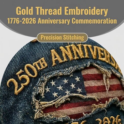 USA 250th Anniversary Distressed Casual Cap,250 Anniversary USA hat 1776-2026 Commemorative Baseball Cap,Commemorative American Heritage Grey in Kuwait