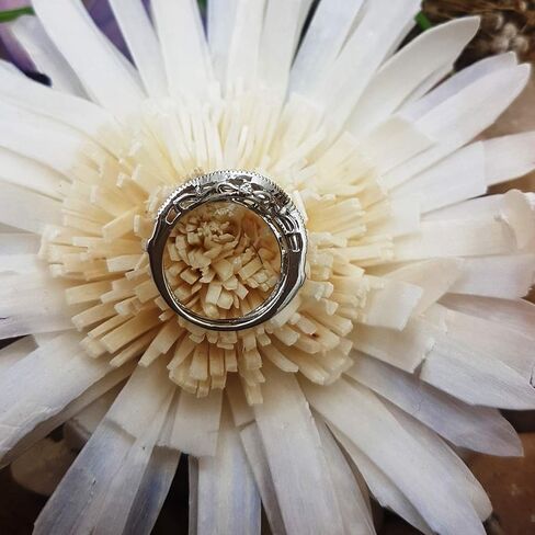 Dazzlingrock Collection 0.52 Ctw 14K Real Solid Gold White Natural Diamond Women Anniversary Wedding Enhancer Guard Double Ring in Kuwait