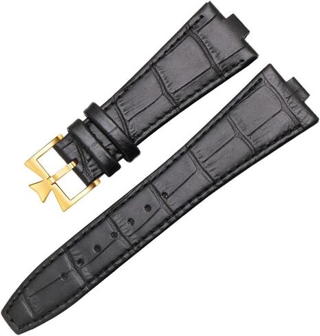 Genuine Leather Strap is Suitable for Vacheron Constantin Overseas Series 4500V 5500V P47040 Stainless Steel Buckle (Color : A-Blue Silver, Size : 25mm-8mm) in Kuwait