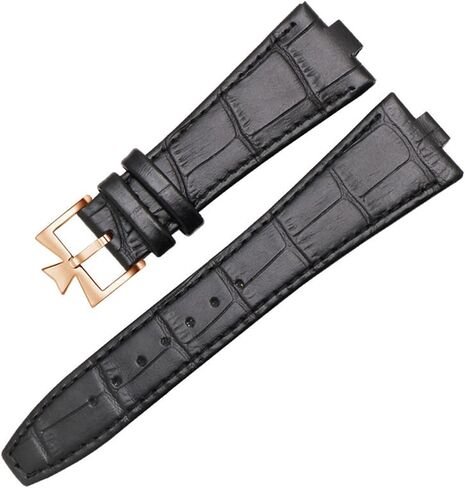 Genuine Leather Strap is Suitable for Vacheron Constantin Overseas Series 4500V 5500V P47040 Stainless Steel Buckle (Color : A-Blue Silver, Size : 25mm-8mm) in Kuwait