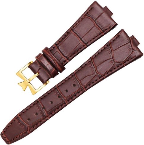 Genuine Leather Strap is Suitable for Vacheron Constantin Overseas Series 4500V 5500V P47040 Stainless Steel Buckle (Color : A-Blue Silver, Size : 25mm-8mm) in Kuwait