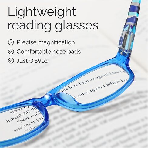 Gaoye Reading Glasses for Women, 5 pack Fashion Readers for Women Spring Hinge Eye Glasses, Blue Light Reading Glasses in Kuwait