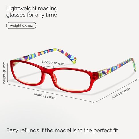 Gaoye Reading Glasses for Women, 5 pack Fashion Readers for Women Spring Hinge Eye Glasses, Blue Light Reading Glasses in Kuwait