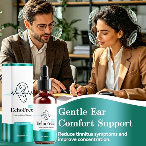 Tinnitus Relief for Ringing Ears, Natural Ringing Relief Drops to Reduce Ear Noise & Improve Hearing, Non-Drowsy & Gentle for Women & Men, Professional Ear Tinnitus Relief and Auditory Wellness in Saudi Arabia
