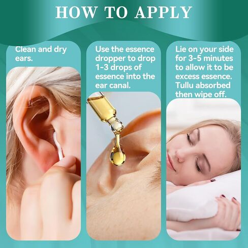 Tinnitus Relief for Ringing Ears, Natural Ringing Relief Drops to Reduce Ear Noise & Improve Hearing, Non-Drowsy & Gentle for Women & Men, Professional Ear Tinnitus Relief and Auditory Wellness in Saudi Arabia