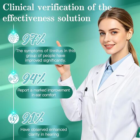 Tinnitus Relief for Ringing Ears, Natural Ringing Relief Drops to Reduce Ear Noise & Improve Hearing, Non-Drowsy & Gentle for Women & Men, Professional Ear Tinnitus Relief and Auditory Wellness in Saudi Arabia