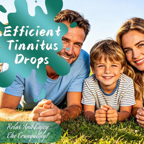 Tinnitus Relief for Ringing Ears, Natural Ringing Relief Drops to Reduce Ear Noise & Improve Hearing, Non-Drowsy & Gentle for Women & Men, Professional Ear Tinnitus Relief and Auditory Wellness in Saudi Arabia