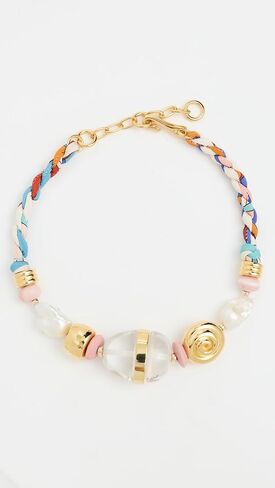 Lizzie Fortunato Women's Glass Beach Necklace In Majorca in Saudi Arabia