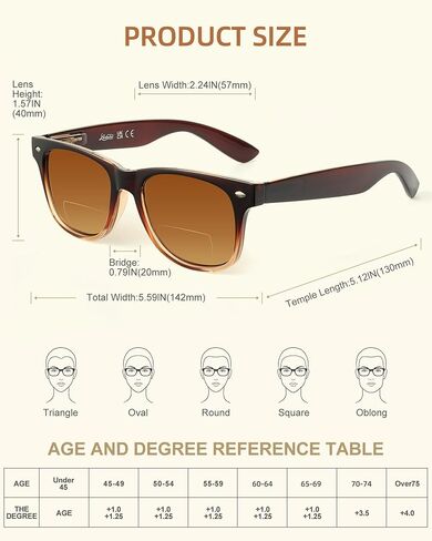 LADEESSE 3 Pack Bifocal Reading Sunglasses for Women, UV400 Sun Readers Glasses Spring Hinge Outdoor Sunglasses in Saudi Arabia