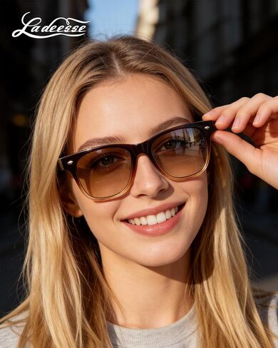 LADEESSE 3 Pack Bifocal Reading Sunglasses for Women, UV400 Sun Readers Glasses Spring Hinge Outdoor Sunglasses in Saudi Arabia