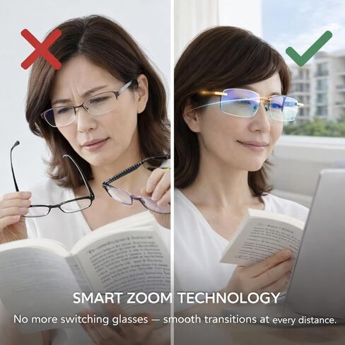 2026 Upgrade Vision Pro Eye Glasses Self Adjusting for Women/Men in Saudi Arabia