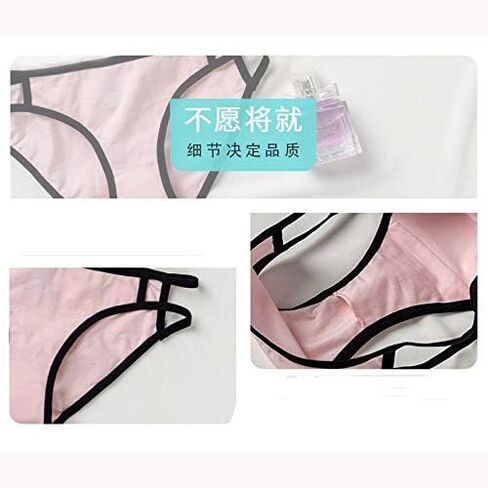 Couple Underwear Cotton Sexy Men and Women Cute Shorts Suit(Male large female medium) in Kuwait