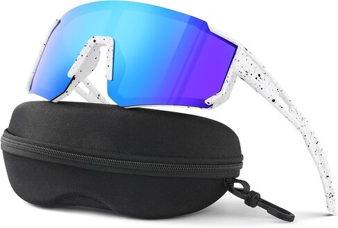Fanshen Kids Baseball Sunglasses for Boys Girls Ages 3-12, Sports Polarized Youth Baseball Softball Sunglasses UV Protection in Kuwait