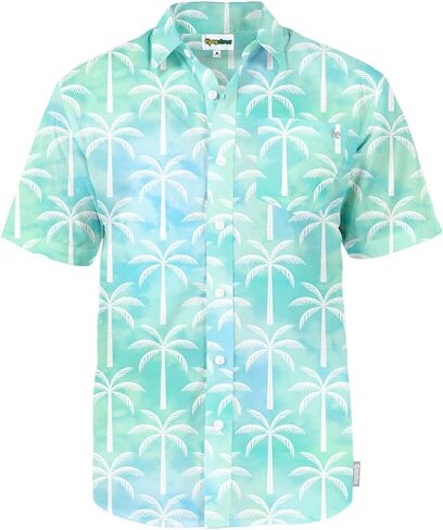 Tipsy Elves Hawaiian Shirts for Men - Casual Beach & Summer Party Shirts for Men - Stretch Fabric with Modern Fit in Kuwait