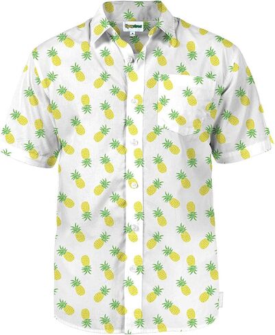 Tipsy Elves Hawaiian Shirts for Men - Casual Beach & Summer Party Shirts for Men - Stretch Fabric with Modern Fit in Kuwait