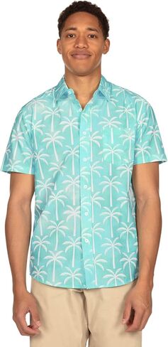 Tipsy Elves Hawaiian Shirts for Men - Casual Beach & Summer Party Shirts for Men - Stretch Fabric with Modern Fit in Kuwait