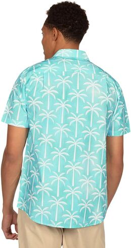Tipsy Elves Hawaiian Shirts for Men - Casual Beach & Summer Party Shirts for Men - Stretch Fabric with Modern Fit in Kuwait