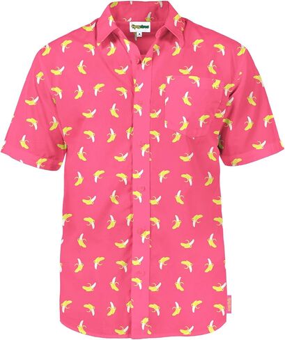 Tipsy Elves Hawaiian Shirts for Men - Casual Beach & Summer Party Shirts for Men - Stretch Fabric with Modern Fit in Kuwait