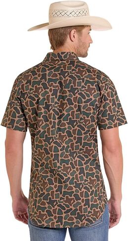 Rock & Roll Denim Koe Wetzel Snap Tek Tan Camo Shirt in Saudi Arabia