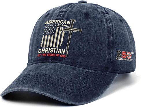 FLAGWIX 250th Anniversary USA Hat - Embroidered American Baseball Cap - Fathers Day 4th of July 250 Hat Gifts for Men Women in Saudi Arabia
