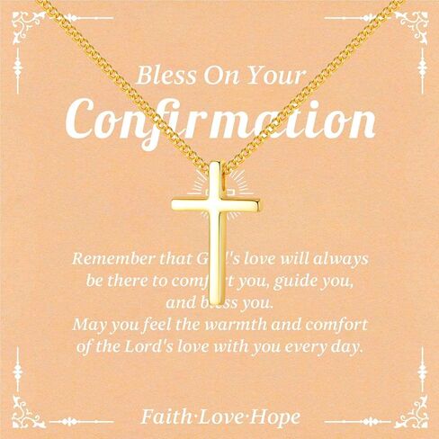 925 Sterling Silver Small Cross Necklace for Girls - Mini Faith Cross Chain Necklaces for Kids, 2026 Graduation Gifts, Small Dainty Pendant Jewelry Gifts for Teenager, Confirmation First Communion Baptism Birthday in Saudi Arabia