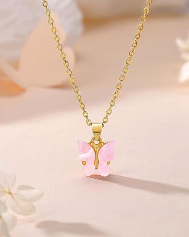 Graduation Gifts for Girls Kids Butterfly Necklace Kindergarten 5th Grade Graduation Gifts for Niece Daughter Granddaughter in Saudi Arabia