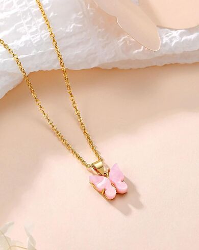 Graduation Gifts for Girls Kids Butterfly Necklace Kindergarten 5th Grade Graduation Gifts for Niece Daughter Granddaughter in Saudi Arabia