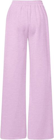 Girl's Bowknot Baggy Sweatpants Cute Straight Leg Athletic Pants with Pockets Teen Girls Y2k Streetwear 4-13 Years in Saudi Arabia