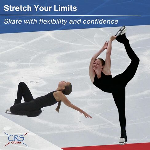 سروال CRS Cross للتزلج على الجليد وتانك مقاس X-Small. طماق عالية الخصر وقميص Racerback كامل الطول باللون الأسود in Kuwait