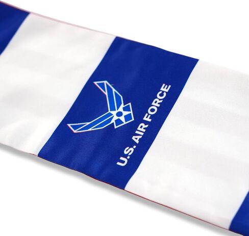 USA And Air Force Wings Flag Graduation Stole,Satin Embroidery Graduation Sash for International Students,72 Inch Length. in Kuwait