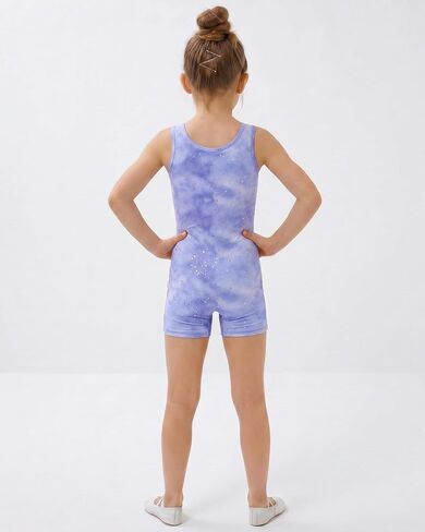 Stelle Gymnastics Leotards for Girls Sleeveless Biketard Dance Leotard Tumbling Outfits in Kuwait