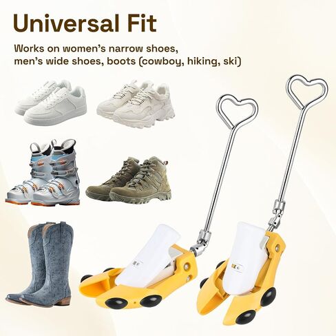 Boot Stretchers for Cowboy Boots Men Women Shoe Stretcher Boot Stretcher, Adjustable Boot Stretcher Thick Wide Feet Size Men’s 8-13 / Women’s 9-14 in Saudi Arabia