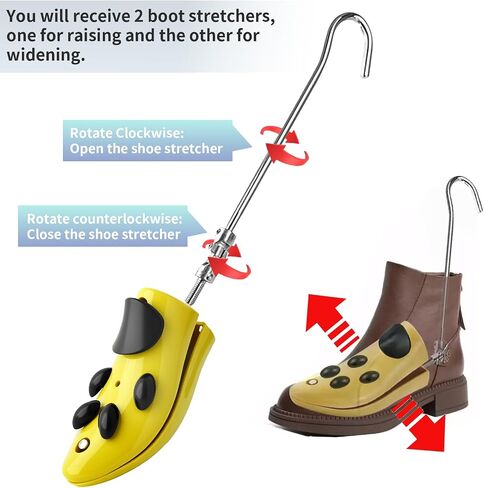 Boot Stretchers for Cowboy Boots Adjustable Boot Stretcher 2 Pack, Shoe Stretcher Men Women Cowboy Boot Stretcher (for Men’s Size 8-13, Women’s Size 9-14) in Kuwait