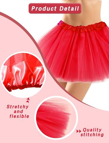 9 PCS Adult Tutus Skirts for Women with Star Sunglasses Tutu Skirt Elastic Tulle Tutu Colored Tutus for Dance Runners Halloween Party Multicolor in Kuwait