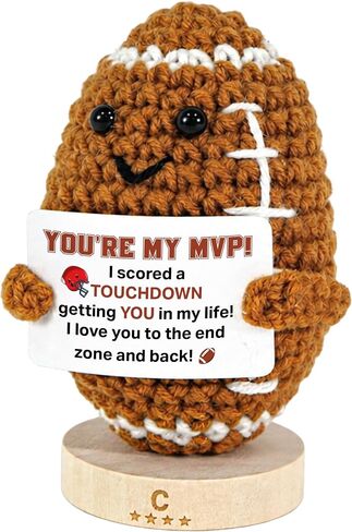 OASSIE Fathers Day Dad Gifts from Son Daughter - Handmade Emotional Support Crochet Basketball - Funny Father's Day Dad Birthday Gifts for Men Papa Stepdad, Mini Basketball Positive Crochet Gift Ideas in Kuwait